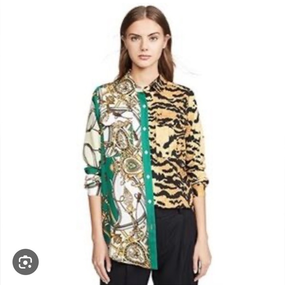 Essentiel Antwerp button down print shirt - Picture 2 of 11